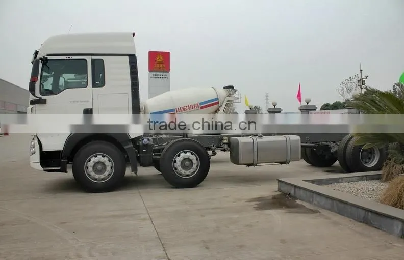 Howo T5G Panel Van Chassis 340HP 8X4 in Indonesia