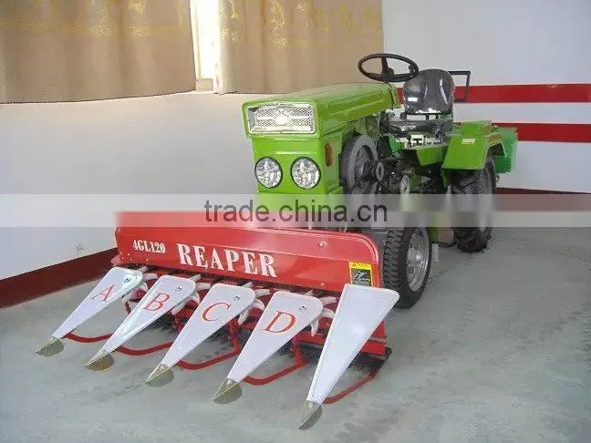 Diesel engine wheat reaper harvester