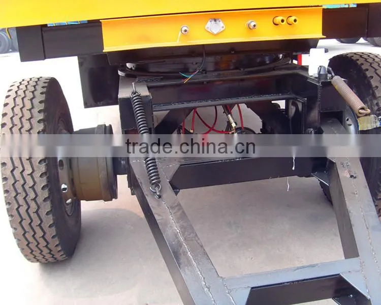 4T -8T 2 axles mini full trailer / farm trailer / towing vehicle