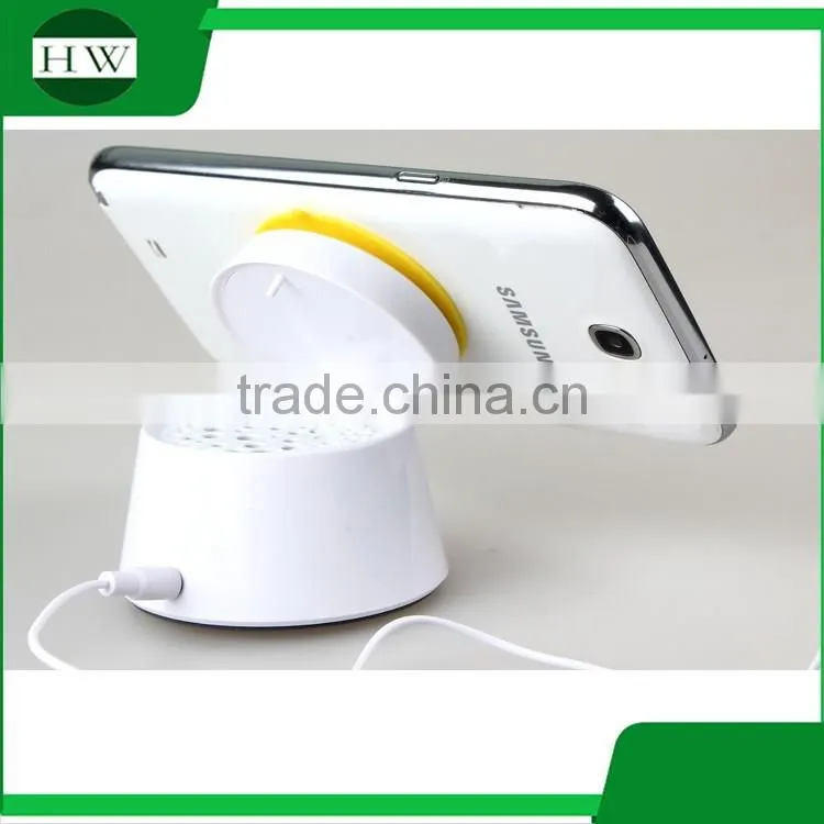 2in1 flip folding adjustable silicone sucker holder music powered amplifier mobile phone sound box mini speaker portable speaker
