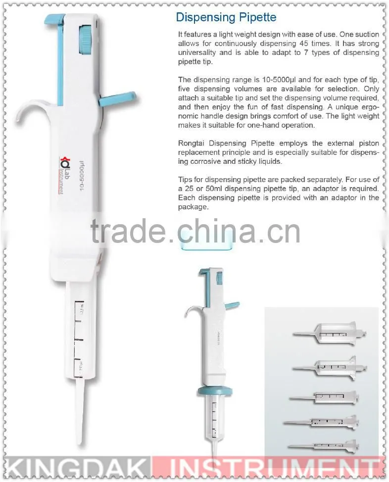 Easy handle Dispensing Pipette