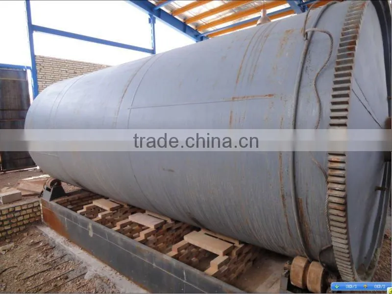 PPM Emission- Standard Plastic Pyrolysis Machine /Rubber Pyrolysis Machine /Machines