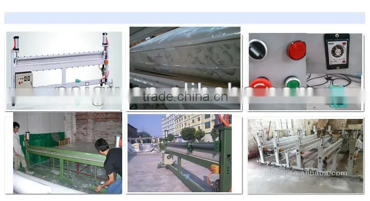 bag production machine with knife