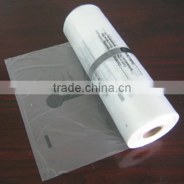 pe bag roll thin cheap vest bag T shirt bag