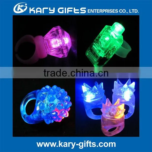 super bright illumination cool flashing finger light up ring