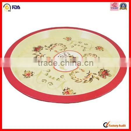 China factory custom round tin tray