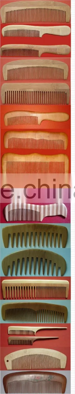 Chinese Style Fish Type Wood Comb