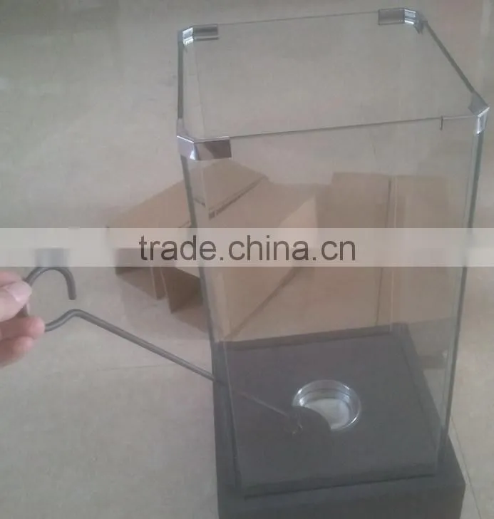 tornado bio ethanol fireplace with large tempered glass