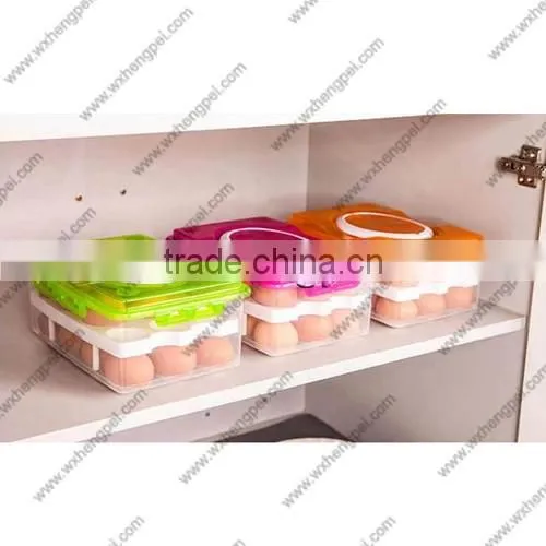 Double-deck eggs storage box