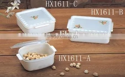rectangular microwave food container hot sale