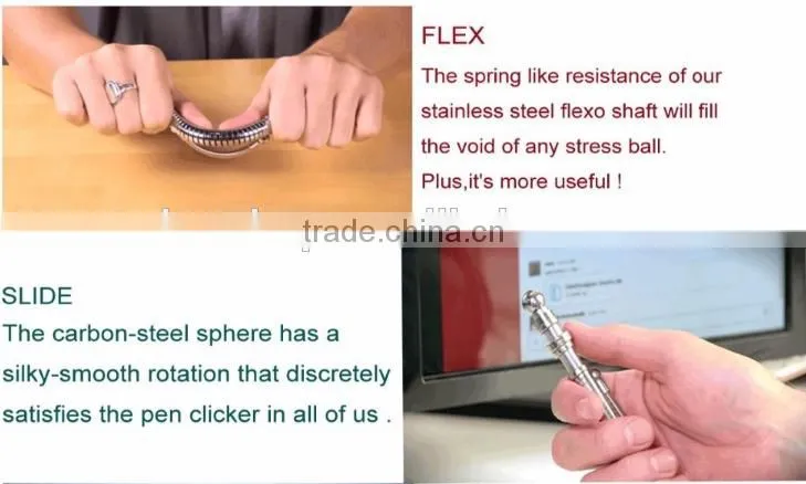 Cheap Factory Wholesale Think Ink Pen, Pressure Release Toy Magnetic Metal Fidget Pen