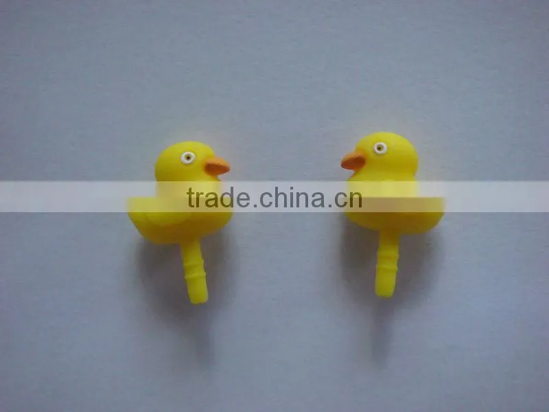 wholesale mobile phone accessories customized designs cute headphone anti dust plug