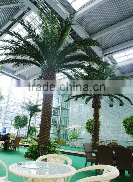 Home garden edging decorative 5ft to 16ft Height outdoor artificial green plastic palm trees EDS06 0841