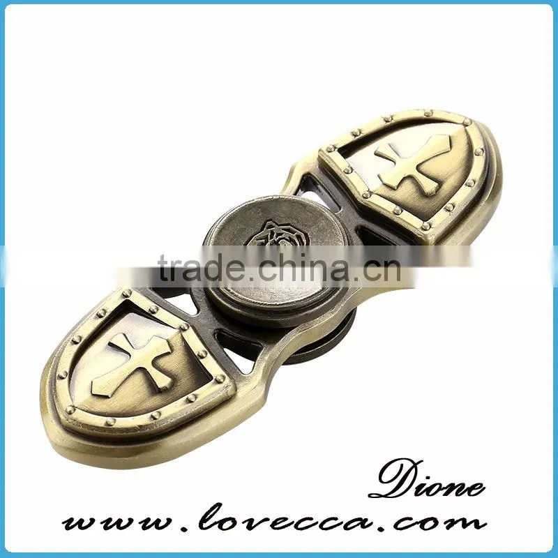 Zinc Alloy Fingertip Gyro The Crusader Hand Spinner EDC Toy Finger Spinner Gyro Focus Toy