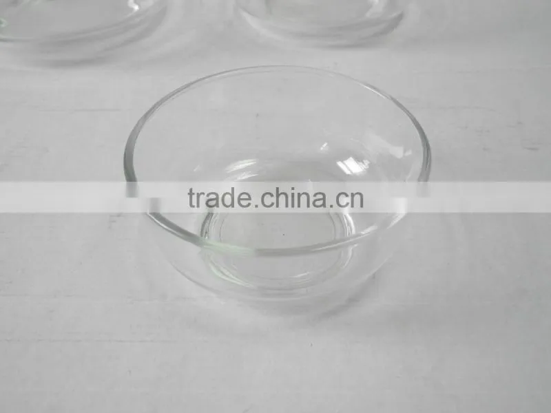 ecofriendly upmarket transparent glass salad soup bowl