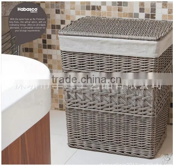 wicker laundry basket wicker with liner household received basket