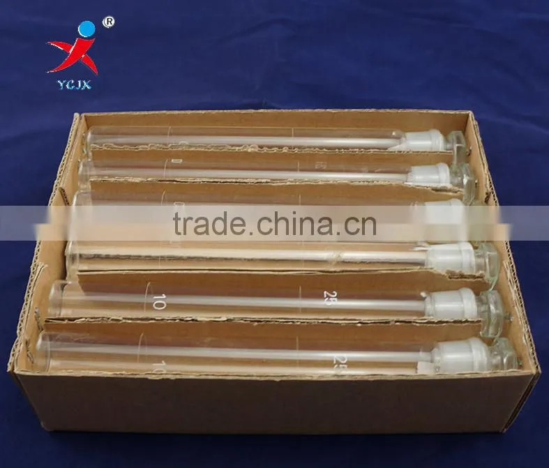 12pcs in one box tube glass for testing
