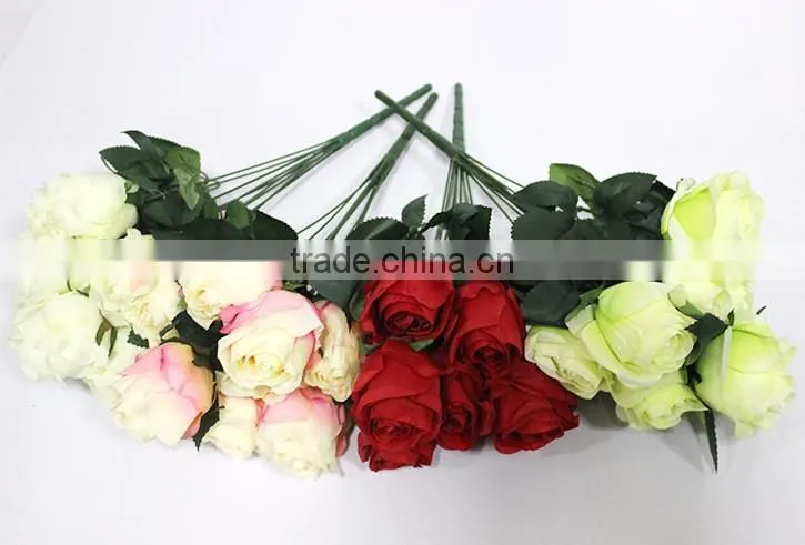 SJ-L0583 rosa artificial fabricados na China