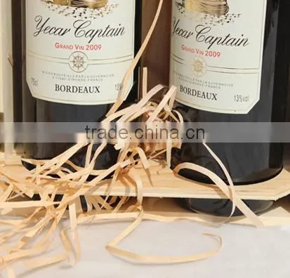 Single-deck six pine wine bottle storage box