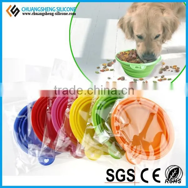 2010 hot selling silicone folding wild bird chicken pet feeder for all kinds of pets