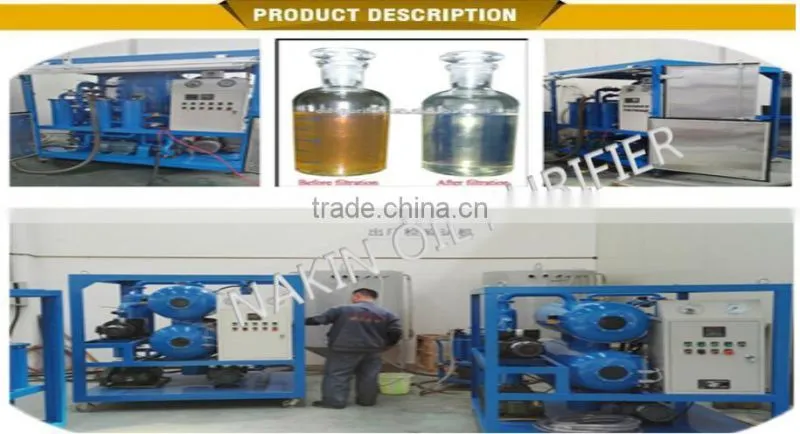 Mounted Double-Stage Vacuum Transformer Oil Purifier