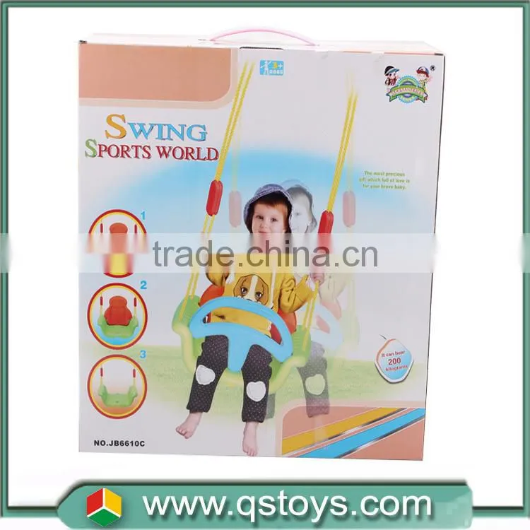 2015 top flexible design kid swing seat for selling