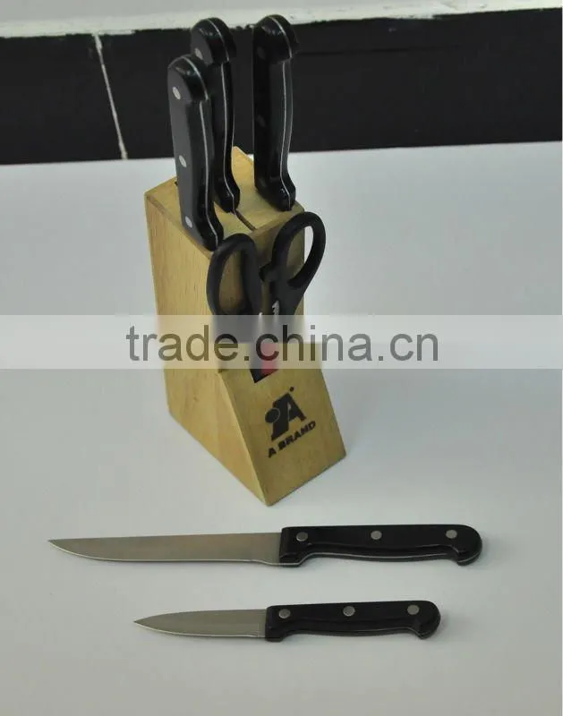 Plastic handle kitchen knife
