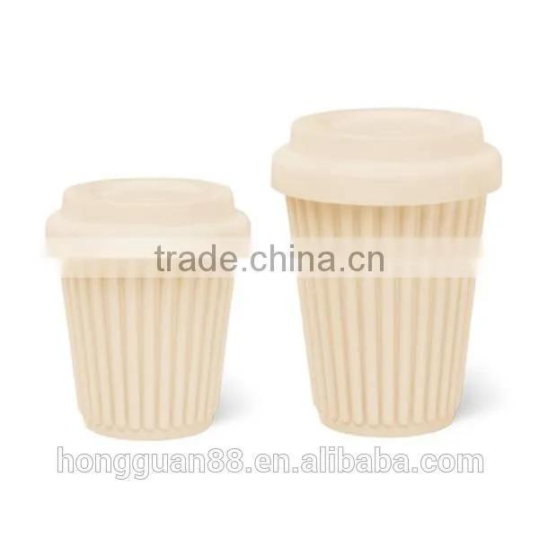 silicone coffee cup with lid/ rubber coffee cup lid/ cover