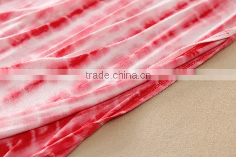 women Tie Dye Maxi rayon Skirt, summer skirt, casual skirt