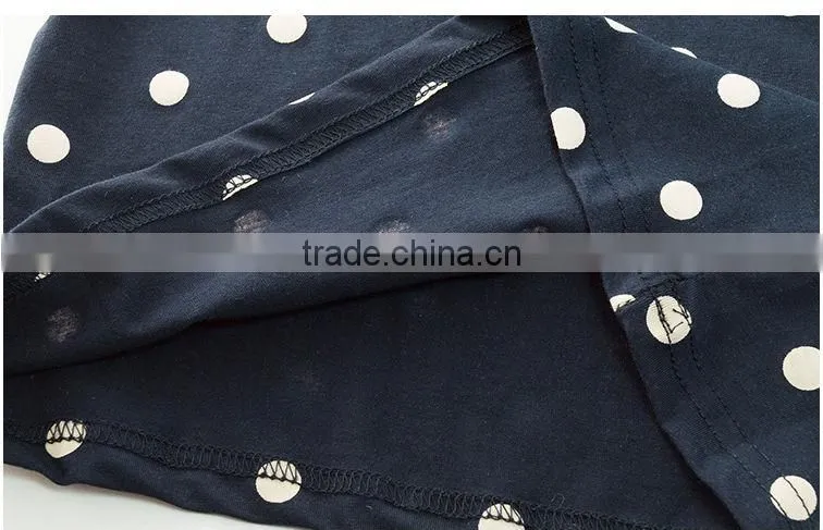 High quality dots printed cotton t-shirt for chirlden