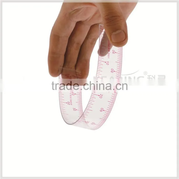 Kearing straight Scale Ruler chinese factory direct sell flexible plastic rulers 1/3&1/5 #8501