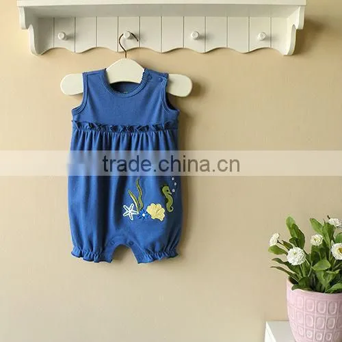 mom and bab 2013 baby romper 100% cotton sunsuit summer