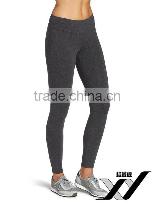 2015 hot fashion basic women's long fitness leggings