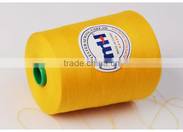 100% Spun polyester bag closing thread 20s/6