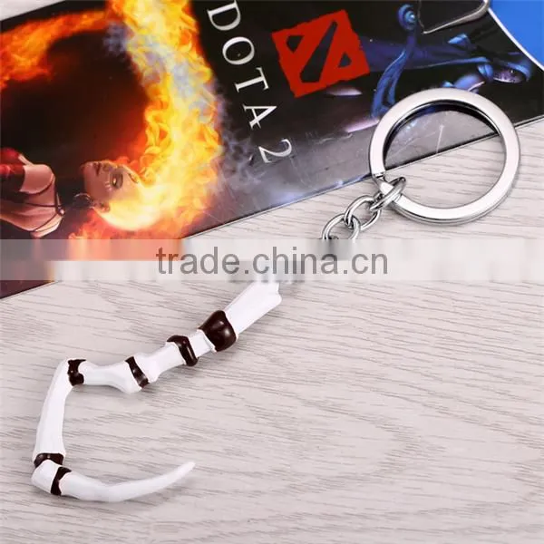 Promotional gift Dota2 keychain hot selling keychains Dota metal keychains