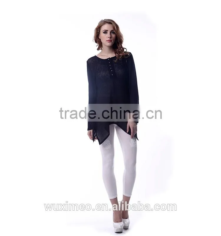 casual style from XS-5XL large size Promotional cheap top level lady blouse uk