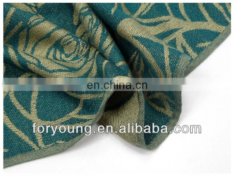 woven rose scarf