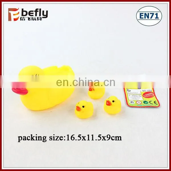 Baby pvc bath toys floating duck