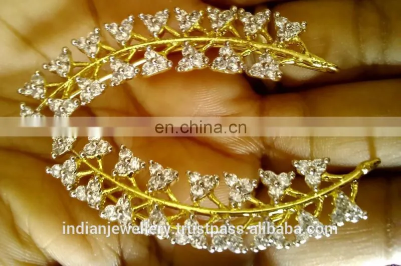 cz stone ear cuffs exporter, ad jewellery ear cuffs manufacturer