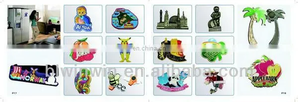 OEM PVC magnetic fridge calender