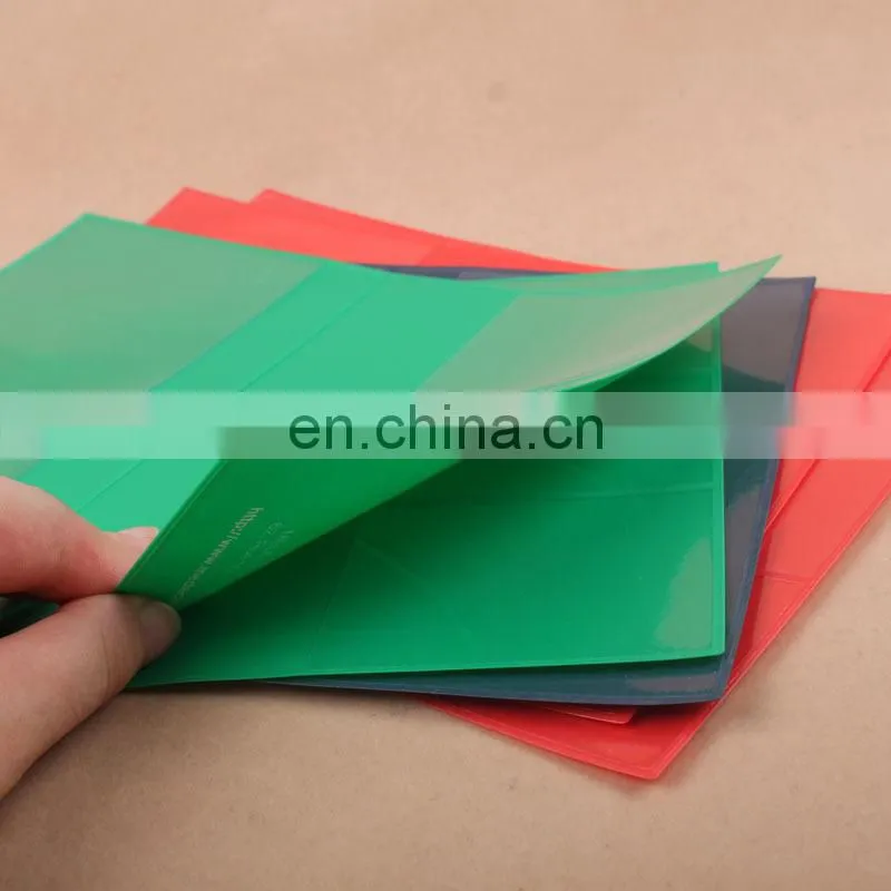 ECO pvc custom logo flexible card case