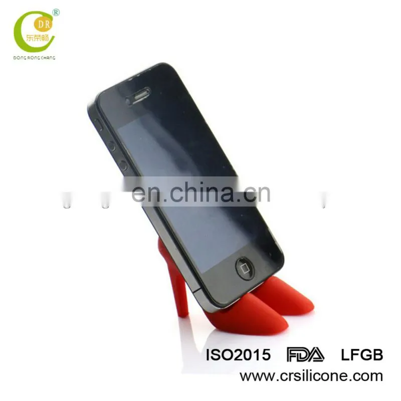unique silicone mobile phone display stand