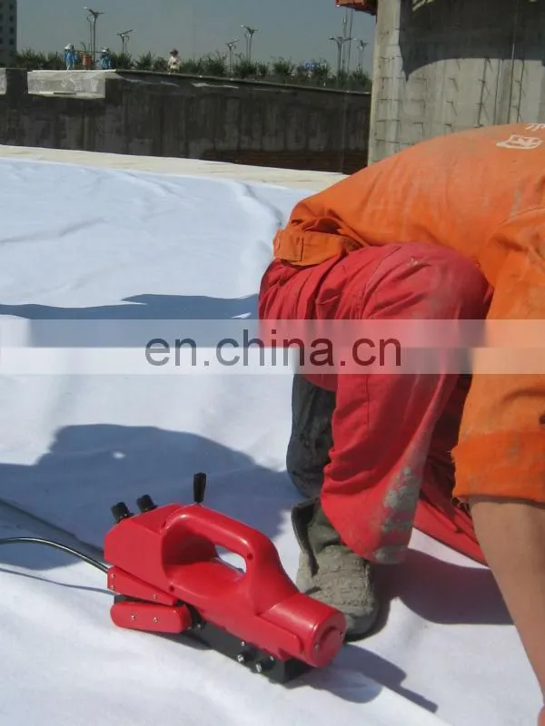 Tunnel use PE/PP geomembrane hot wedge welding machine
