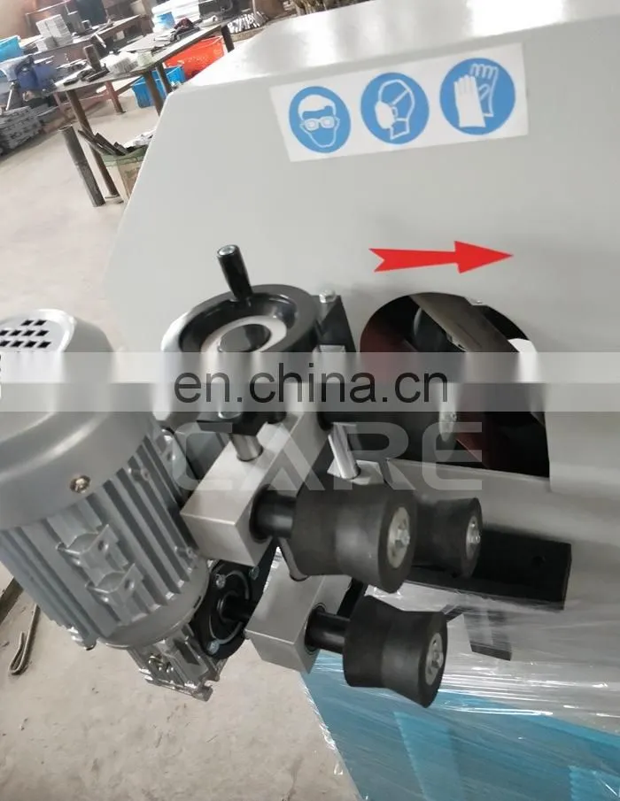P-100 Automatic grinding belt curved pipe polishing machine for max stainless steel pipe 110mm