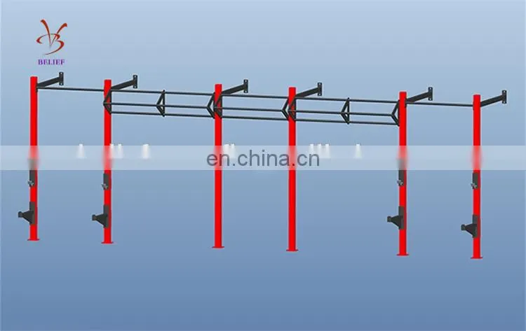 Multifunctional wall mounted crossfit rig pull up