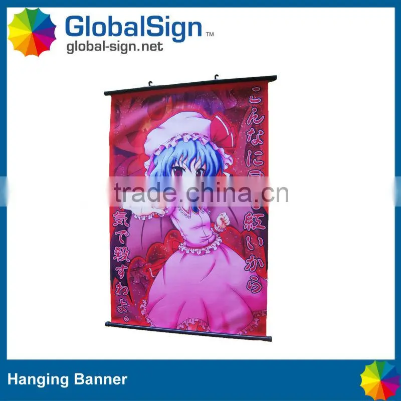 Roadside Advertising Pole Sign Hanging Banner