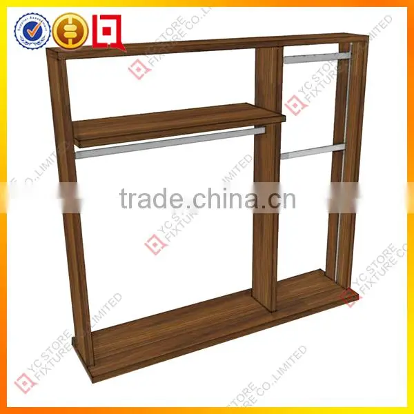 Wall display with slot to hang hooks,panel