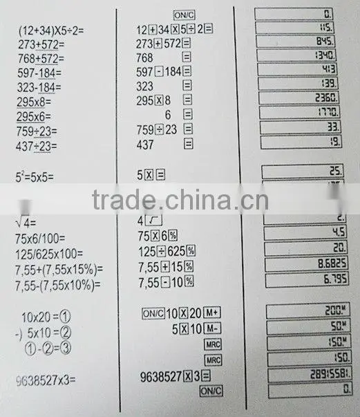 Mini 8 Digit Electronic Calculator For Gift