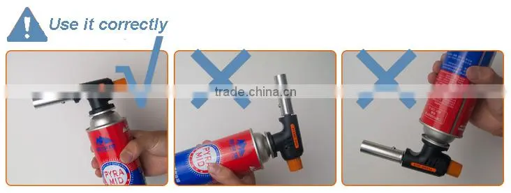 (8-9154) Kitchen gas flame spray gun for Barbecue and metal melting Japanese food cooking