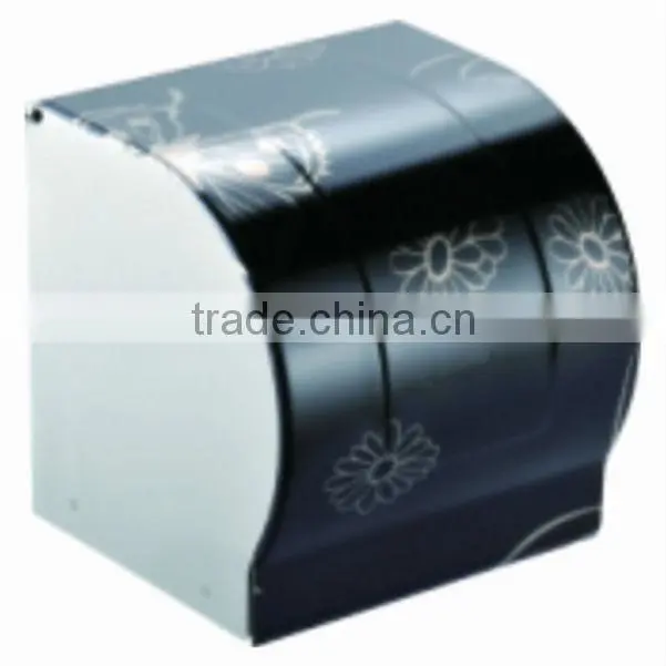 Hot Sale Toilet Holder Stainless Steel Toilet Roller Holder Black Butterfly Design Paper Holder